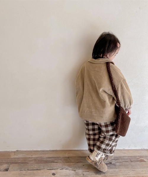 aimoha(アイモハ)の「【aimoha-KIDS-】子供服 クマ刺繍ボア裏地暖かい中ボアコーデュロイコート(ブルゾン・キッズ・ネイビー/ベージュ・130/90/80/100/120/110)」の20枚目の写真