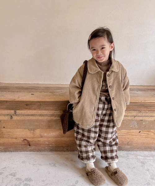 aimoha(アイモハ)の「【aimoha-KIDS-】子供服 クマ刺繍ボア裏地暖かい中ボアコーデュロイコート(ブルゾン・キッズ・ネイビー/ベージュ・130/90/80/100/120/110)」の21枚目の写真