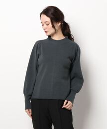 Te chichi | バックボタン片畦パフニット(ニット/セーター)