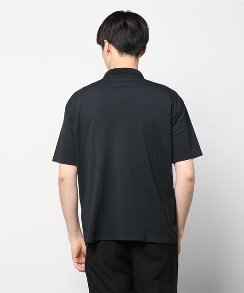 DESCENTE PAUSE(デサントポーズ)の「【デサントPAUSE】ポロシャツ / POLO SHIRT UPF50 吸汗速乾 ストレッチ 日本製(ポロシャツ・メンズ・ネイビー/ホワイト/ブラック・MEDIUM/X-LARGE/LARGE/SMALL)」の5枚目の写真
