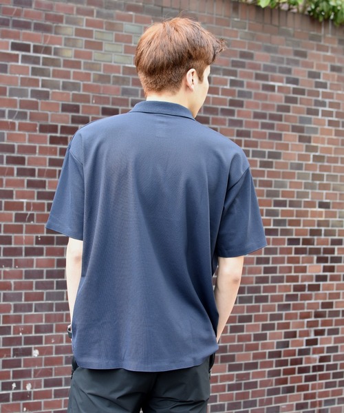 DESCENTE PAUSE(デサントポーズ)の「【デサントPAUSE】ポロシャツ / POLO SHIRT UPF50 吸汗速乾 ストレッチ 日本製(ポロシャツ・メンズ・ネイビー/ホワイト/ブラック・MEDIUM/X-LARGE/LARGE/SMALL)」の11枚目の写真