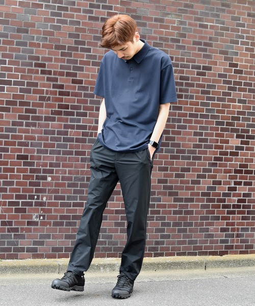 DESCENTE PAUSE(デサントポーズ)の「【デサントPAUSE】ポロシャツ / POLO SHIRT UPF50 吸汗速乾 ストレッチ 日本製(ポロシャツ・メンズ・ネイビー/ホワイト/ブラック・MEDIUM/X-LARGE/LARGE/SMALL)」の12枚目の写真
