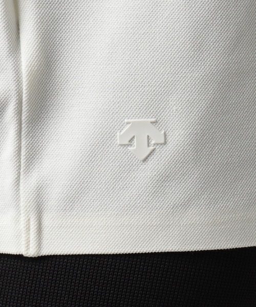DESCENTE PAUSE(デサントポーズ)の「【デサントPAUSE】ポロシャツ / POLO SHIRT UPF50 吸汗速乾 ストレッチ 日本製(ポロシャツ・メンズ・ネイビー/ホワイト/ブラック・MEDIUM/X-LARGE/LARGE/SMALL)」の9枚目の写真