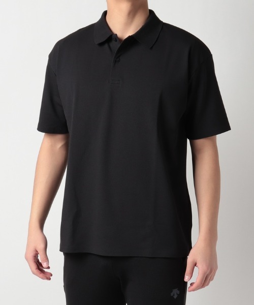 DESCENTE PAUSE(デサントポーズ)の「【デサントPAUSE】ポロシャツ / POLO SHIRT UPF50 吸汗速乾 ストレッチ 日本製(ポロシャツ・メンズ・ネイビー/ホワイト/ブラック・MEDIUM/X-LARGE/LARGE/SMALL)」の10枚目の写真