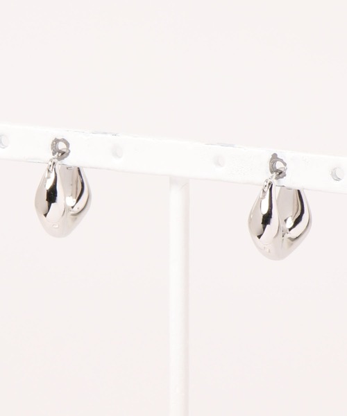 Geel（ギール）の「Geel/Silver925 シルバー・ゴールドフープピアス（ピアス（両耳用）・レディース・シルバー/ゴールド・FREE）」の8枚目の写真