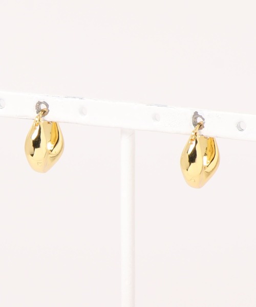 Geel（ギール）の「Geel/Silver925 シルバー・ゴールドフープピアス（ピアス（両耳用）・レディース・シルバー/ゴールド・FREE）」の9枚目の写真