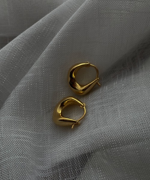 Geel（ギール）の「Geel/Silver925 シルバー・ゴールドフープピアス（ピアス（両耳用）・レディース・シルバー/ゴールド・FREE）」の13枚目の写真