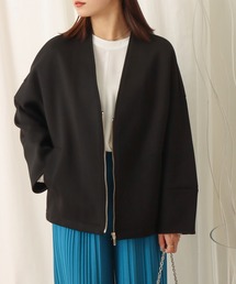 libelle more | ダンボールポンチ　コクーンジャケット(ノーカラージャケット)