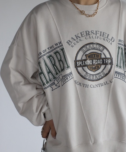 ココアソロイスト oldpark リメイク　オーバー　スウェット ココア様専用ソロイスト oldpark リメイク オーバー スウェット - メルカリ