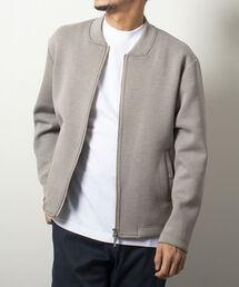 NOLLEY'S goodman | ダンボールニットMA-1 カーディガン ジャケット ブルゾン(ブルゾン)