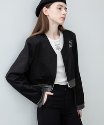 EKCOOKIES（イーケークッキーズ）の「【 ユニセックス 】【 EKCOOKIES 】シングルタイプトリミング綿ブルゾン（ブルゾン・メンズ）」