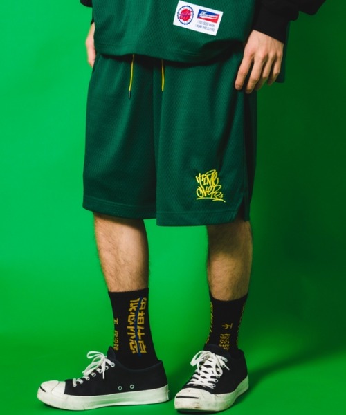 A'gem(エージェム)の「『A'gem/エージェム』BASKET SHORTS/バスケットショーツ ハーフパンツ(その他パンツ・メンズ・ホワイト/ブルー/グリーン・FREE)」の1枚目の写真
