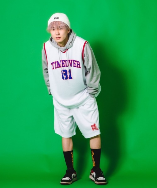 A'gem(エージェム)の「『A'gem/エージェム』BASKET SHORTS/バスケットショーツ ハーフパンツ(その他パンツ・メンズ・ホワイト/ブルー/グリーン・FREE)」の12枚目の写真