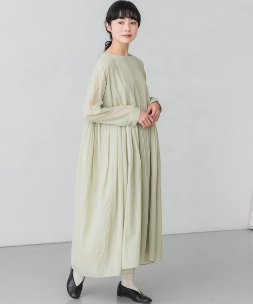 かぐれ（カグレ）の「ボイルギャザー2WAYワンピース（ワンピース