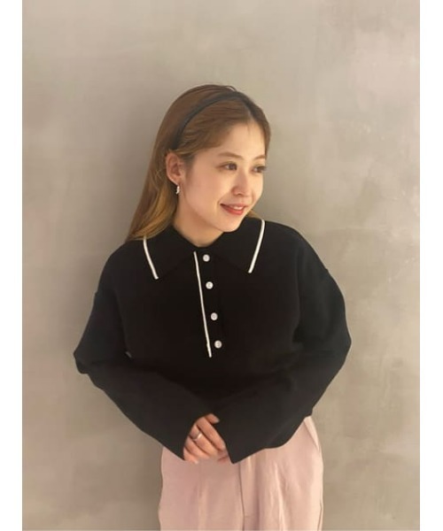 MOUSSY（マウジー）の「F/LEATHER ヘッドバンド（カチューシャ・レディース・ベージュ/ブラック・FREE）」の16枚目の写真