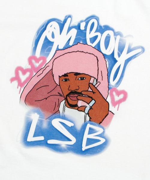 【セール】Oh boy LSB long tee（Tシャツ/カットソー）｜Little sunny bite（リトルサニーバイト）