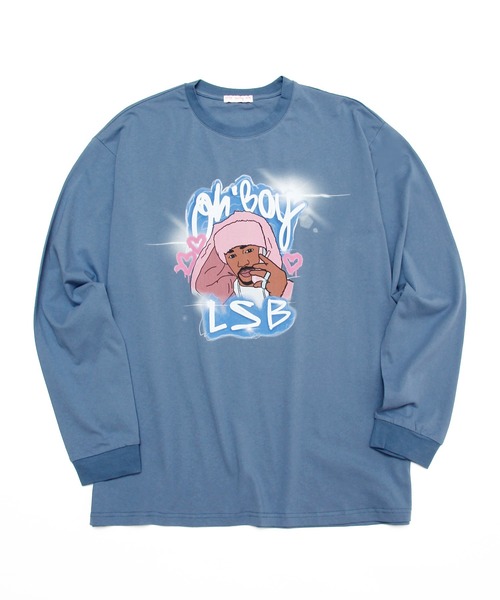 【セール】Oh boy LSB long tee（Tシャツ/カットソー）｜Little sunny bite（リトルサニーバイト）