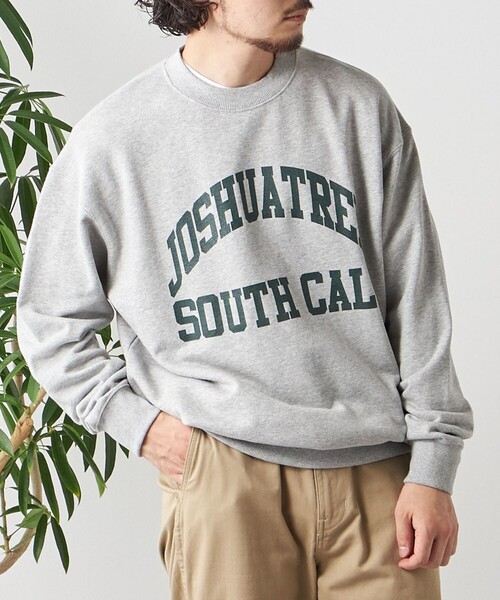 SHIPS any（シップス エニィ）の「【WEB限定】SHIPS any: NATIONAL PARK プリント スウェット 23AW◇（スウェット・メンズ・ブラック/グレー/ライトグレー/ネイビー/シルバーグレー/ナチュラル/ダークブルー/グリーン/コバルトブルー/グレー系その他・SMALL/MEDIUM/LARGE）」の3枚目の写真