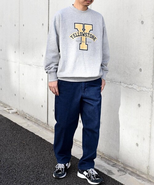SHIPS any（シップス エニィ）の「【WEB限定】SHIPS any: NATIONAL PARK プリント スウェット 23AW◇（スウェット・メンズ・ブラック/グレー/ライトグレー/ネイビー/シルバーグレー/ナチュラル/ダークブルー/グリーン/コバルトブルー/グレー系その他・SMALL/MEDIUM/LARGE）」の14枚目の写真