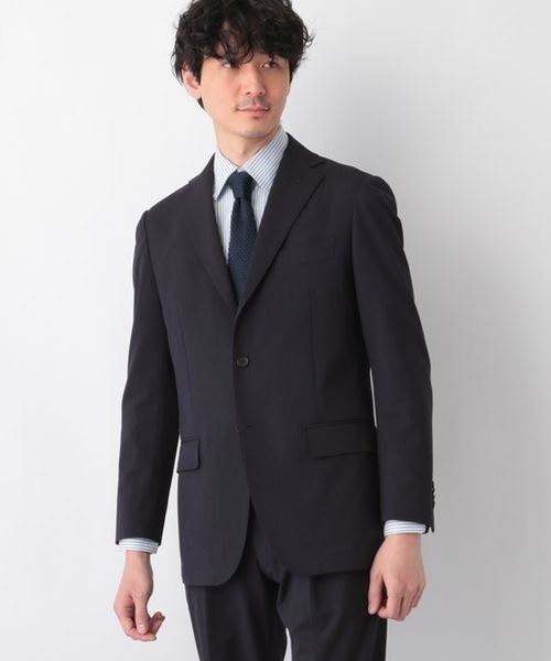 GLOBAL WORK（グローバルワーク）の「Salon de GW/ストレッチTRジャケット/260948（テーラードジャケット・メンズ・ブルー/ブラック/チャコールグレー/ネイビー・LARGE/MEDIUM/SMALL/X-LARGE）」の4枚目の写真