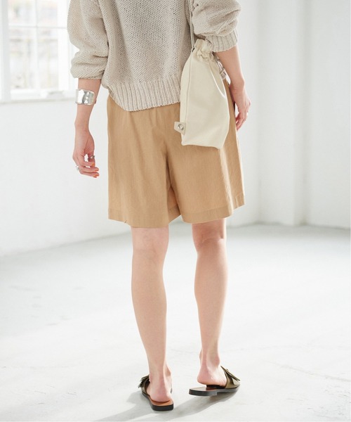 Spick & Span（スピックアンドスパン）の「レーヨンリネンショートパンツ（その他パンツ・レディース・グリーン/ベージュ・36/38）」の22枚目の写真