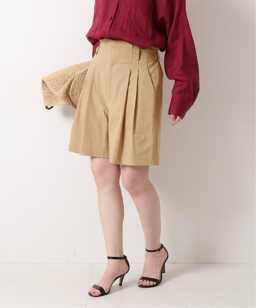 Spick & Span 2024SS リネン 38 ベージュ 麻100% Spick & Span（スピックアンドスパン）の「レーヨンリネン
