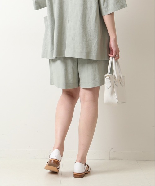 Spick & Span（スピックアンドスパン）の「レーヨンリネンショートパンツ（その他パンツ・レディース・グリーン/ベージュ・36/38）」の19枚目の写真