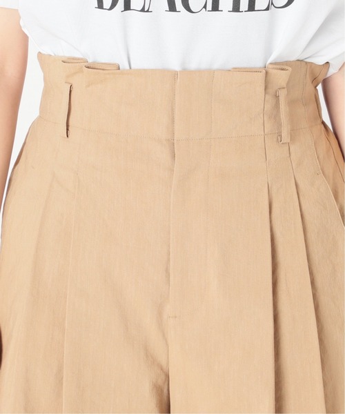 Spick & Span（スピックアンドスパン）の「レーヨンリネンショートパンツ（その他パンツ・レディース・グリーン/ベージュ・36/38）」の14枚目の写真