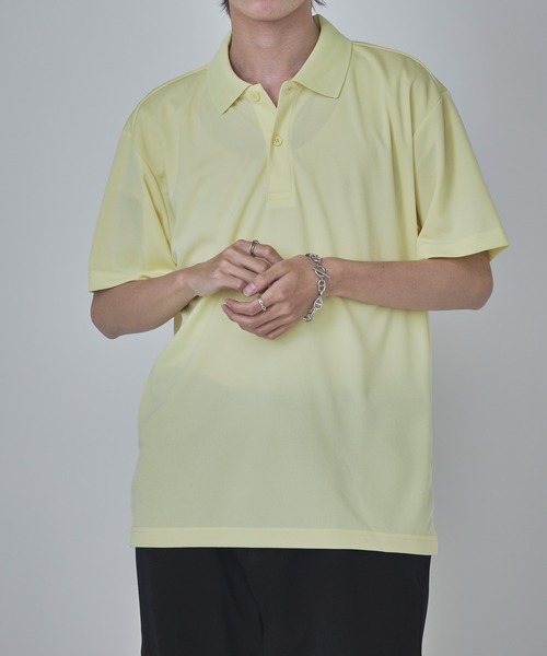 Printstar(プリントスター)の「【Printstar】dry polo-shirts / ドライポロシャツ UVカット 紫外線カット 00302(ポロシャツ・メンズ・ブラック/オリーブ/ホワイト/ダークグレー/ブルー/グレー/グリーン/レッド/バーガンディー/ネイビー/ライトパープル/ライトイエロー/ライトピンク/ライトブルー/杢グレー/ライトブラック/ライトベージュ・LL/M/S/L)」の14枚目の写真