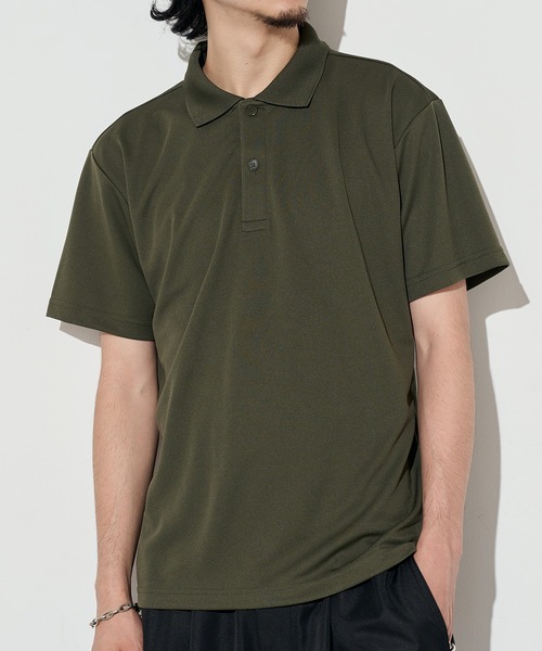 Printstar(プリントスター)の「【Printstar】dry polo-shirts / ドライポロシャツ UVカット 紫外線カット 00302(ポロシャツ・メンズ・ブラック/オリーブ/ホワイト/ダークグレー/ブルー/グレー/グリーン/レッド/バーガンディー/ネイビー/ライトパープル/ライトイエロー/ライトピンク/ライトブルー/杢グレー/ライトブラック/ライトベージュ・LL/M/S/L)」の8枚目の写真
