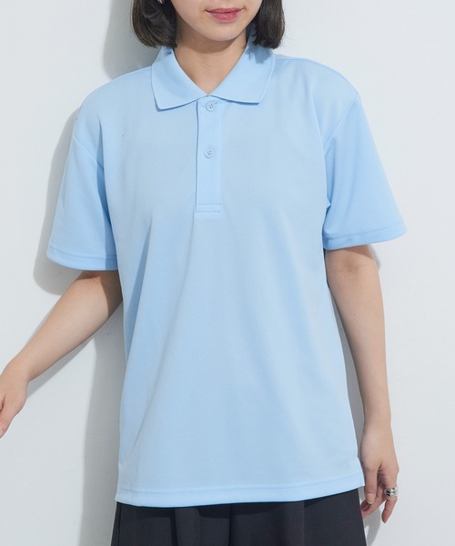 Printstar(プリントスター)の「【Printstar】dry polo-shirts / ドライポロシャツ UVカット 紫外線カット 00302(ポロシャツ・メンズ・ブラック/オリーブ/ホワイト/ダークグレー/ブルー/グレー/グリーン/レッド/バーガンディー/ネイビー/ライトパープル/ライトイエロー/ライトピンク/ライトブルー/杢グレー/ライトブラック/ライトベージュ・LL/M/S/L)」の10枚目の写真