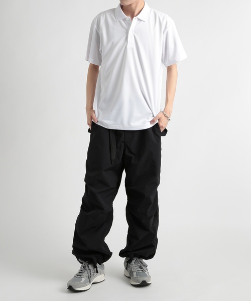 Printstar(プリントスター)の「【Printstar】dry polo-shirts / ドライポロシャツ UVカット 紫外線カット 00302(ポロシャツ・メンズ・ブラック/オリーブ/ホワイト/ダークグレー/ブルー/グレー/グリーン/レッド/バーガンディー/ネイビー/ライトパープル/ライトイエロー/ライトピンク/ライトブルー/杢グレー/ライトブラック/ライトベージュ・LL/M/S/L)」の20枚目の写真