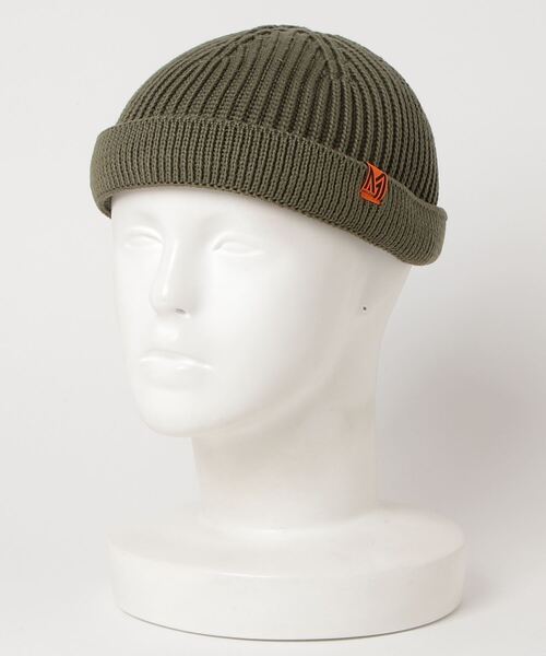 MANASTASH（マナスタッシュ）の「MANASTASH/マナスタッシュ　A/C ShortRollWatch　ショートロールワッチキャップ（ニットキャップ/ビーニー・メンズ・ブラック/ベージュ/グレー/オリーブ/アイボリー・FREE）」の5枚目の写真