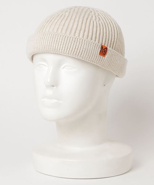 MANASTASH（マナスタッシュ）の「MANASTASH/マナスタッシュ　A/C ShortRollWatch　ショートロールワッチキャップ（ニットキャップ/ビーニー・メンズ・ブラック/ベージュ/グレー/オリーブ/アイボリー・FREE）」の2枚目の写真