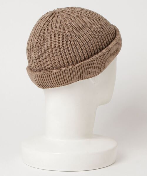 MANASTASH（マナスタッシュ）の「MANASTASH/マナスタッシュ　A/C ShortRollWatch　ショートロールワッチキャップ（ニットキャップ/ビーニー・メンズ・ブラック/ベージュ/グレー/オリーブ/アイボリー・FREE）」の6枚目の写真
