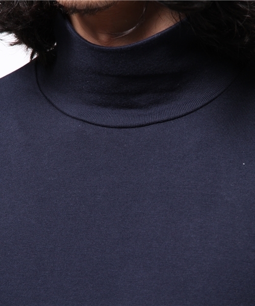 ivory court（アイボリーコート）の「オフタートルL/S（Tシャツ/カットソー・メンズ・ホワイト/ネイビー/チャコールグレー・38/40）」の7枚目の写真