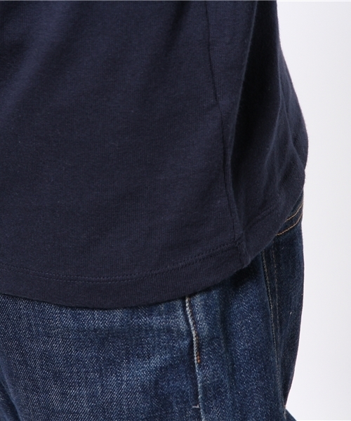 ivory court（アイボリーコート）の「オフタートルL/S（Tシャツ/カットソー・メンズ・ホワイト/ネイビー/チャコールグレー・38/40）」の9枚目の写真