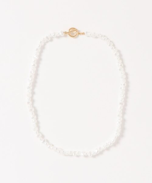N.(N. Natural Beauty Basic)(エヌエヌナチュラルビューティーベーシック)の「パールネックレス(ネックレス・レディース・ホワイト・FREE)」の1枚目の写真