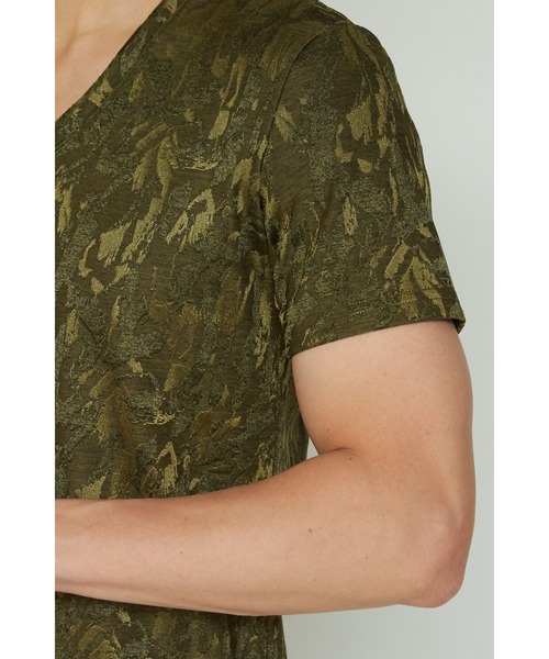 TORNADO MART（トルネードマート）の「TORNADO MART∴カモフラJQVネック半袖Tシャツ（Tシャツ/カットソー・メンズ・カーキ/レッド/ネイビー・M/L/LL）」の13枚目の写真