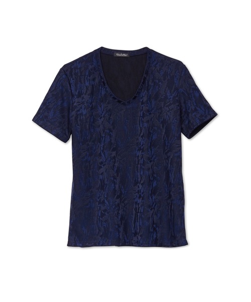 TORNADO MART（トルネードマート）の「TORNADO MART∴カモフラJQVネック半袖Tシャツ（Tシャツ/カットソー・メンズ・カーキ/レッド/ネイビー・M/L/LL）」の7枚目の写真