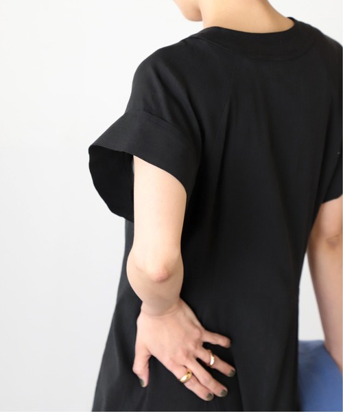 VERMEIL par iena（ヴェルメイユパーイエナ）の「リネンリヨセルマーメードワンピース（ワンピース・レディース・ブラック/カーキ・38/36）」の20枚目の写真