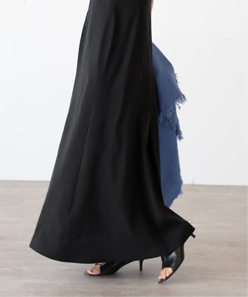 VERMEIL par iena（ヴェルメイユパーイエナ）の「リネンリヨセルマーメードワンピース（ワンピース・レディース・ブラック/カーキ・38/36）」の13枚目の写真