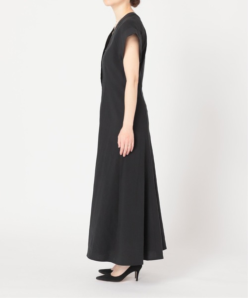 VERMEIL par iena（ヴェルメイユパーイエナ）の「リネンリヨセルマーメードワンピース（ワンピース・レディース・ブラック/カーキ・38/36）」の18枚目の写真