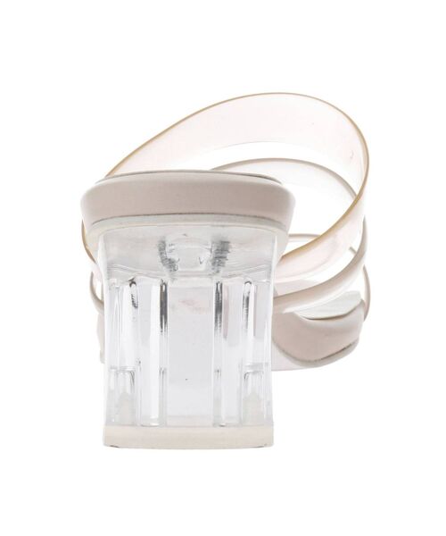 MERCURYDUO（マーキュリーデュオ）の「クリアチューブスクエアトゥサンダル（サンダル・レディース・ブラック/ベージュ/ミント・38/36/34）」の5枚目の写真