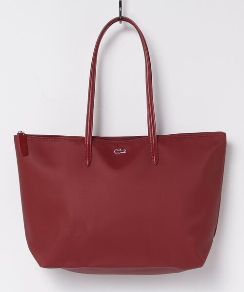 LACOSTE(ラコステ)の「L.12.12 プチピケ ラージ トートバッグ(トートバッグ・レディース・スカイブルー/ブラック/オレンジ/ピンクベージュ/レモンイエロー/ダークネイビー/ダークグリーン/ライトブルー/レッド・FREE)」の8枚目の写真