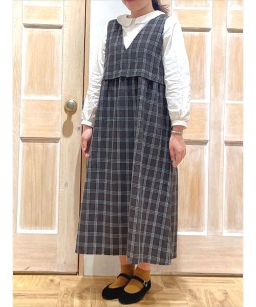 セール ブランド古着 サロペットスカート ジャンパースカート Samansa Mos2 サマンサ モスモス のファッション通販 Zozoused