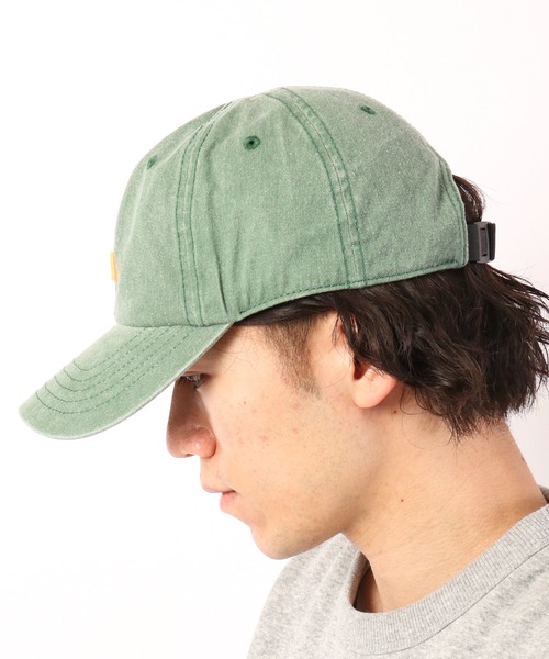 MEI（メイ）の「MEI ピグメントローキャップ（キャップ・メンズ・ブラック/ベージュ/イエロー/オレンジ/グリーン・FREE）」の12枚目の写真