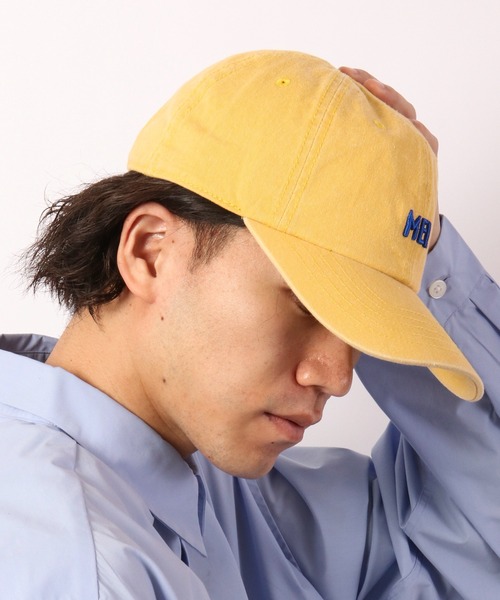 MEI（メイ）の「MEI ピグメントローキャップ（キャップ・メンズ・ブラック/ベージュ/イエロー/オレンジ/グリーン・FREE）」の16枚目の写真