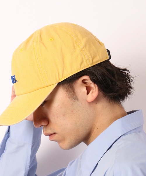 MEI（メイ）の「MEI ピグメントローキャップ（キャップ・メンズ・ブラック/ベージュ/イエロー/オレンジ/グリーン・FREE）」の15枚目の写真