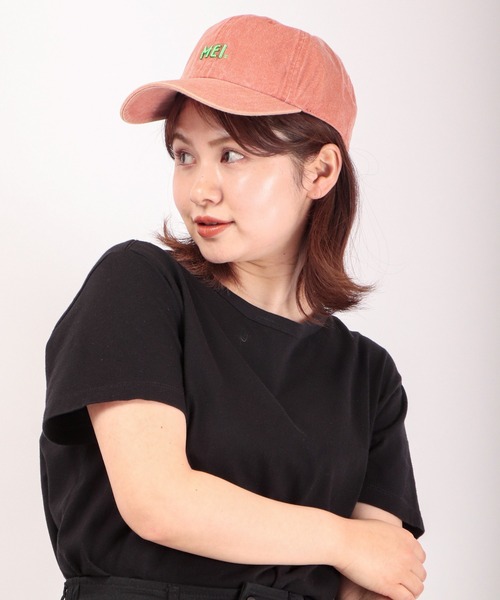 MEI（メイ）の「MEI ピグメントローキャップ（キャップ・メンズ・ブラック/ベージュ/イエロー/オレンジ/グリーン・FREE）」の18枚目の写真